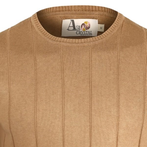 Classic Fit Combed Cotton Ribbed Jumper - Asl Crystal - Image 4