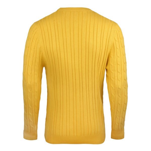 Sunshine Cable Knit Sweater For Men - Asl Crystal - Image 3