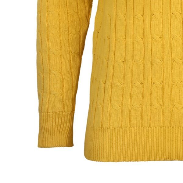 Sunshine Cable Knit Sweater For Men - Asl Crystal - Image 5