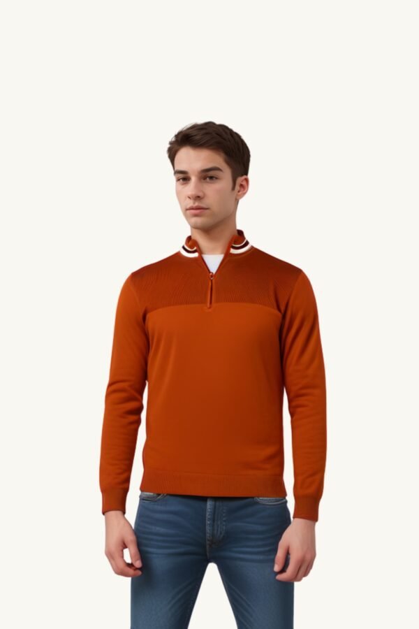 Men's Retro Half-Zip Sweater - Asl Crystal